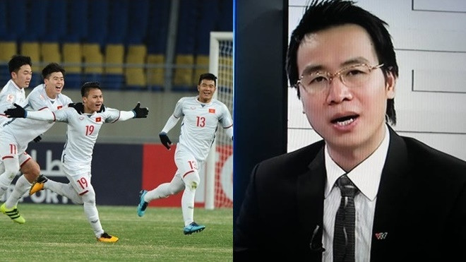 Khoảnh khắc BLV Tạ Biên Cương rơi nước mắt mừng Việt Nam vào tứ kết U23 châu Á Ảnh 2