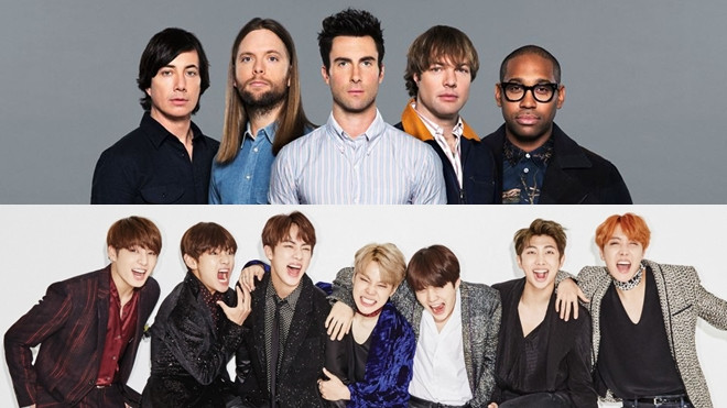Hết The Chainsmokers, BTS giờ sắp hợp tác với cả Maroon 5? Ảnh 2
