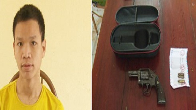 Rút súng quân dụng dọa bóp cò để giải quyết mâu thuẫn Ảnh 2