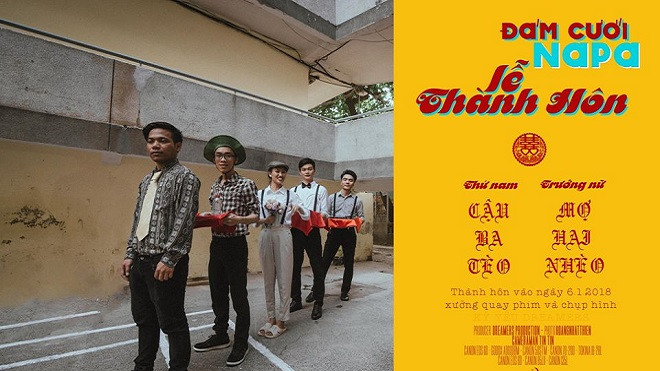 Bộ ảnh kỷ yếu tái hiện đám cưới thời 'ông bà anh' cực chất Ảnh 2