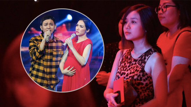Bạn gái lặng lẽ theo dõi Hoài Lâm hát cùng Hoà Minzy Ảnh 2