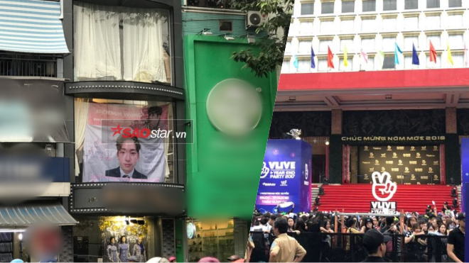 Fan Việt 'chịu chơi', thuê hẳn nhà dân đối diện khu vực thảm đỏ treo banner GOT7 Ảnh 2