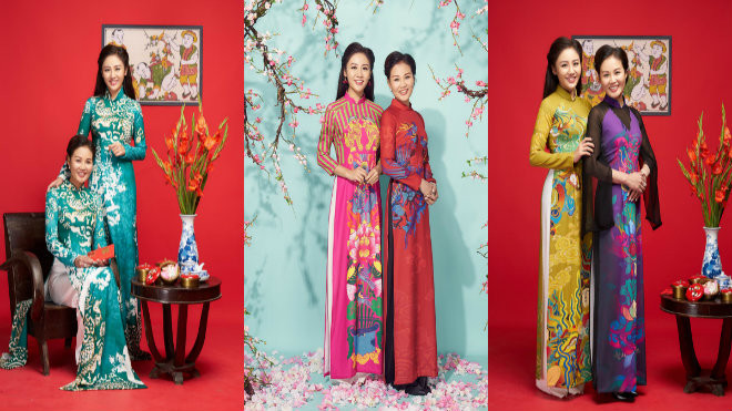 Văn Mai Hương khoe mẹ ruột trẻ trung, xinh đẹp trong bộ hình ngập tràn sắc xuân Ảnh 2