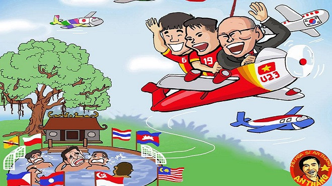 Góc nhìn hài hước về thầy trò đội tuyển U23 Việt Nam trước chiến thắng lịch sử Ảnh 2