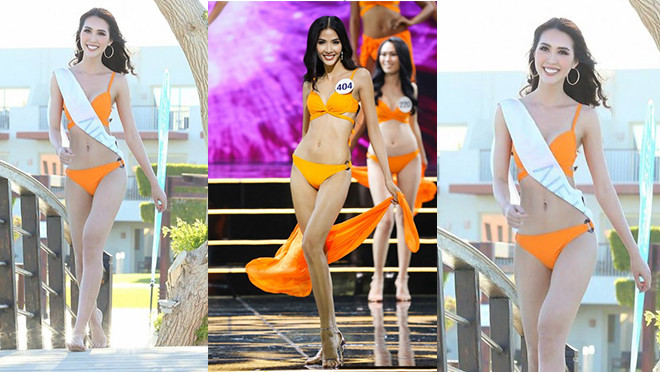 Tường Linh liên tục mắc lỗi trang phục, đến cả bikini còn phải 'bắt chước' Hoàng Thùy mới chịu! Ảnh 2