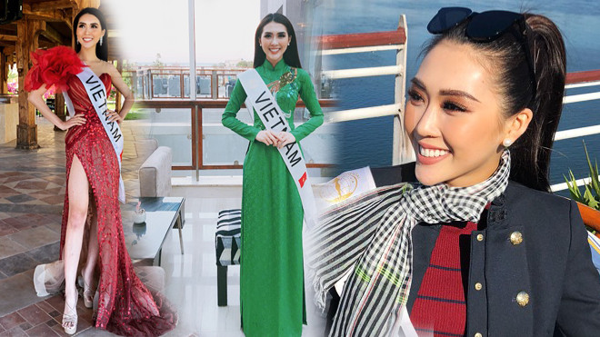 Tường Linh vào Top 10 thí sinh được yêu thích nhất Hoa hậu Liên lục địa 2017 Ảnh 2