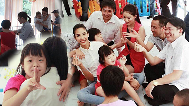 Hoàng Thùy giản dị đi từ thiện sau đăng quang Á hậu 1 HHHV Việt Nam 2017 Ảnh 2