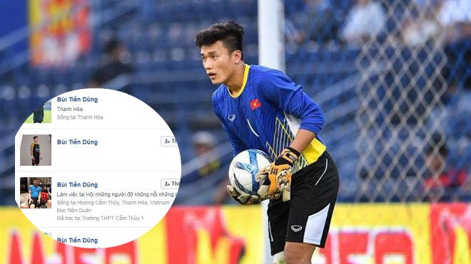 Sau khi hóa người hùng trên chấm luân lưu, hàng loạt facebook giả mạo thủ môn Bùi Tiến Dũng ra đời Ảnh 2