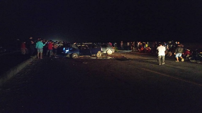 Tai nạn liên hoàn, một công an viên tử vong, 5 người bị thương Ảnh 2