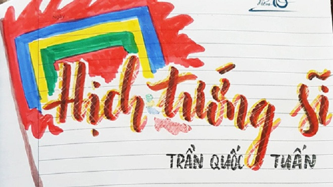 Cuốn vở Văn đầy màu sắc của nữ sinh lớp 8 ở Sài Gòn Ảnh 2