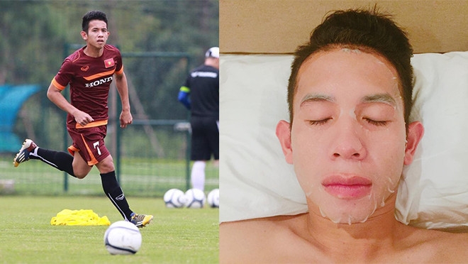Đây là người hùng duy nhất ở U23 Việt Nam thích đắp mặt nạ giấy như phái đẹp! Ảnh 2
