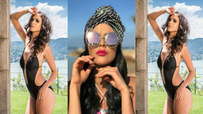 Nhan sắc nóng bỏng của tân Hoa hậu Liên lục địa có thật sự làm 'vòng eo 53 cm' Tường Linh lu mờ? Ảnh 2