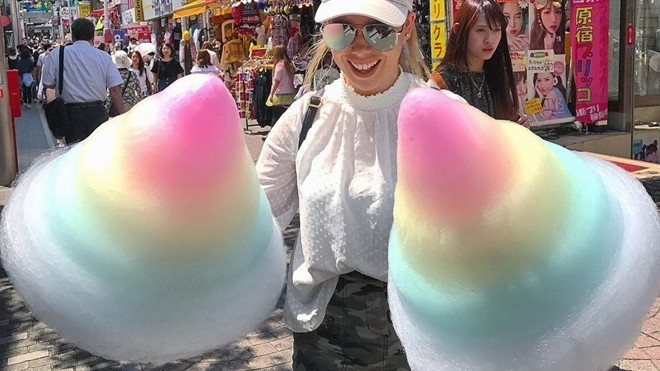 Chiêm ngưỡng chiếc kẹo bông khổng lồ ở Nhật Bản khiến ai nhìn cũng thích thú Ảnh 2