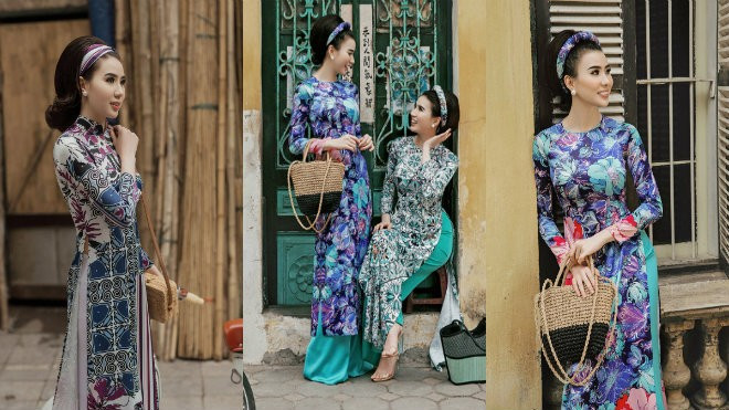 Cặp mẫu song sinh đất Bắc Huyền Thư-Thư Huyền bỗng hóa thân thành ‘Cô Ba Sài Gòn’ Ảnh 2