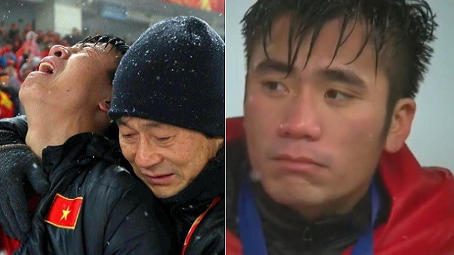 Những hình ảnh cầu thủ U23 Việt Nam bật khóc khiến người hâm mộ chạnh lòng Ảnh 2