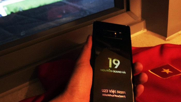 Đây là những chiếc Galaxy Note8 đặc biệt các cầu thủ U23 Việt Nam nhận được sau hành trình đáng nhớ Ảnh 2