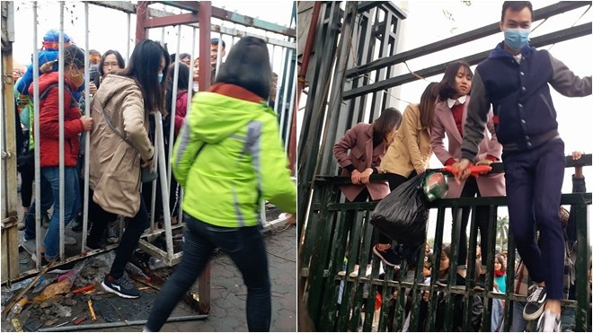 Các chiến binh U23 chuẩn bị về đến SVĐ Mỹ Đình, fan cuồng 'xé rào' để gặp thần tượng Ảnh 2