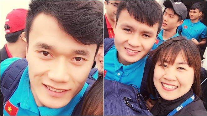 Sau bao chờ đợi, các cầu thủ cực phẩm của U23 Việt Nam đã xuất hiện rồi đây! Ảnh 2