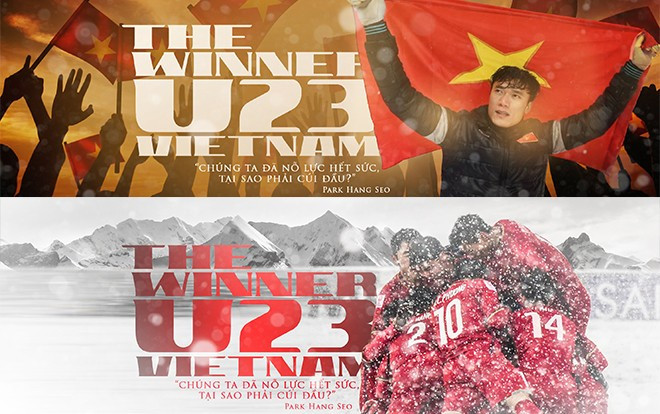 Lặng người với bộ poster 'The Winner U23 Viet Nam' cùng câu nói truyền cảm hứng Ảnh 2