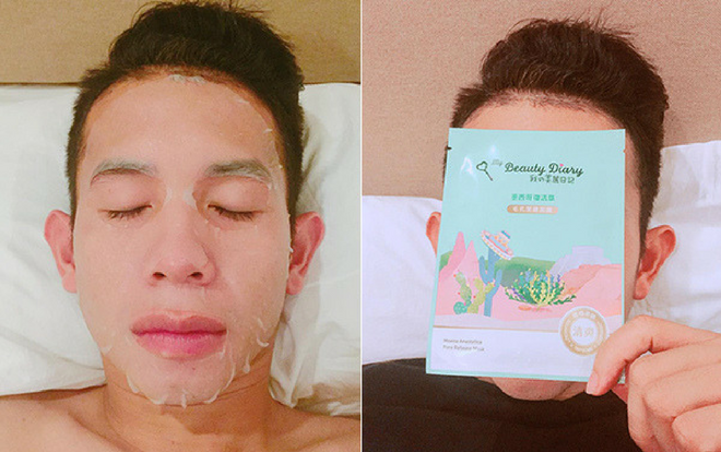 Trước giờ về nước, Hồng Duy là 'người hùng' U23 dậy sớm nhất để tranh thủ bán mặt nạ giấy online Ảnh 2