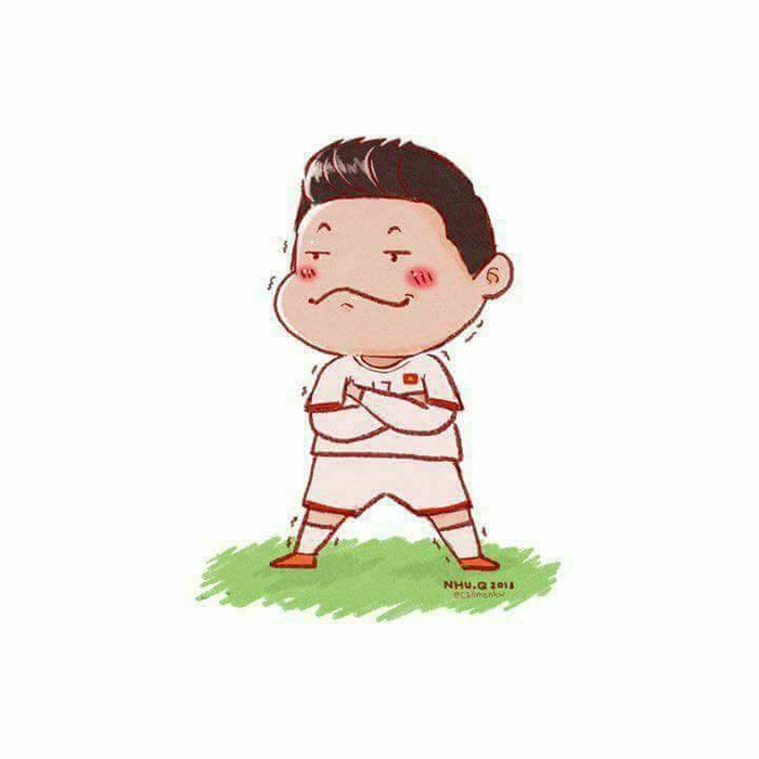 Đây là những khoảnh khắc đáng nhớ nhất của U23 Việt Nam qua loạt ảnh chibi siêu đáng yêu Ảnh 5