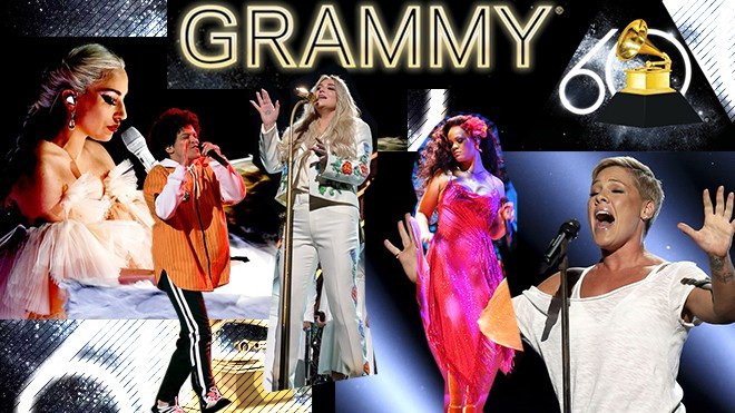 Grammy: Nhìn Gaga và P!nk diễn xuất thần, fan phẫn nộ vì Ed Sheeran lấy hết giải Ảnh 2