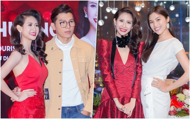 Nguyễn Thị Thành, Ngọc Tình rạng rỡ đến chúc mừng Miss Eco Tourism 2017 Liên Phương Ảnh 2