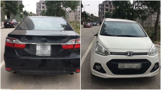 Gần chục xe ô tô bị kẻ trộm mặc đồng phục Grab bẻ gương, tháo logo trong đêm Ảnh 2