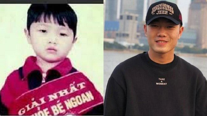 Thêm hình ảnh ngày bé cực đáng yêu của đội trưởng Trường Híp khiến fan nữ thích mê Ảnh 2