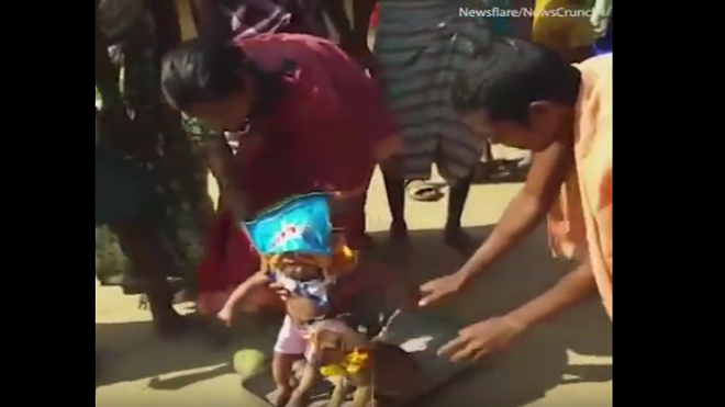 Hủ tục kỳ lạ: Bắt các bé gái tổ chức lễ cưới với… một chú chó Ảnh 2