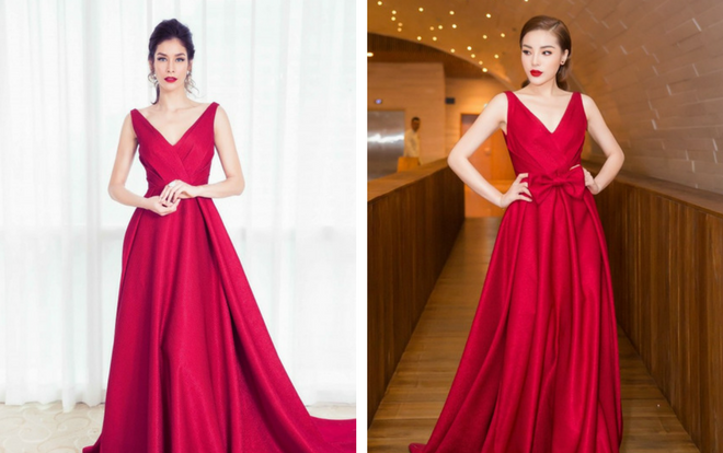 Cùng diện đầm đỏ quý phái, Kỳ Duyên quyến rũ sánh ngang 'hoa hậu đẹp nhất mọi thời đại' Ảnh 2