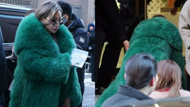 Diện trang phục như đi thảm đỏ, CL (2NE1) 'vồ ếch' tại hôn lễ của Taeyang và Min HyoRin Ảnh 2