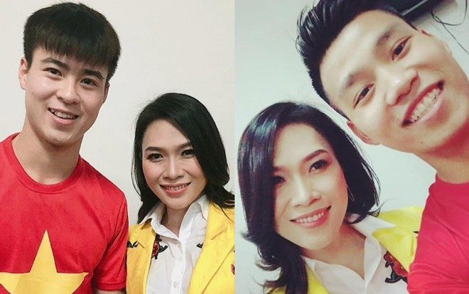 Cầu thủ Duy Mạnh, Văn Thanh thi nhau khoe ảnh chụp cùng Mỹ Tâm Ảnh 2