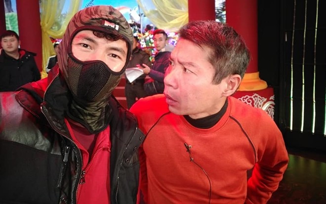 Xuân Bắc hóa ninja trong hậu trường 'Táo Quân 2018' Ảnh 2