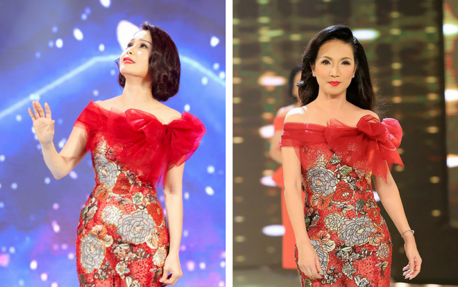 Cẩm Ly tự cộng chục tuổi khi diện lại đầm cũ của ca sĩ xấp xỉ lục tuần Ảnh 2