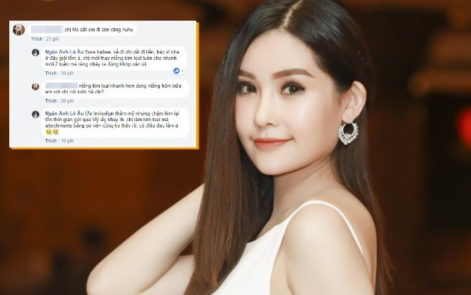 Lộ bằng chứng Lê Âu Ngân Anh mới đi làm răng để nâng cấp sắc đẹp Ảnh 2