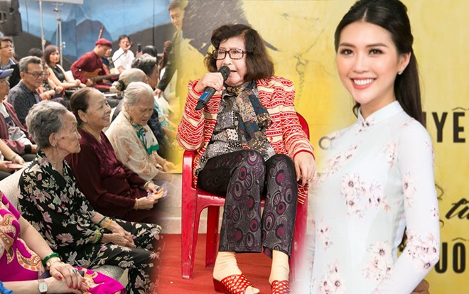 Á quân The Face Tường Linh xúc động rơi nước mắt tại viện dưỡng lão nghệ sĩ Ảnh 2