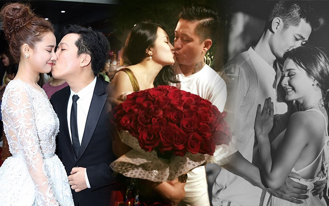 Những nụ hôn ngọt ngào khiến fan 'tan chảy' của cặp đôi sao Việt Ảnh 2