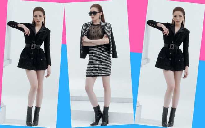 Tạm gác phong cách menswear, Kỳ Duyên diện váy xòe khoe chân dài gợi cảm Ảnh 2