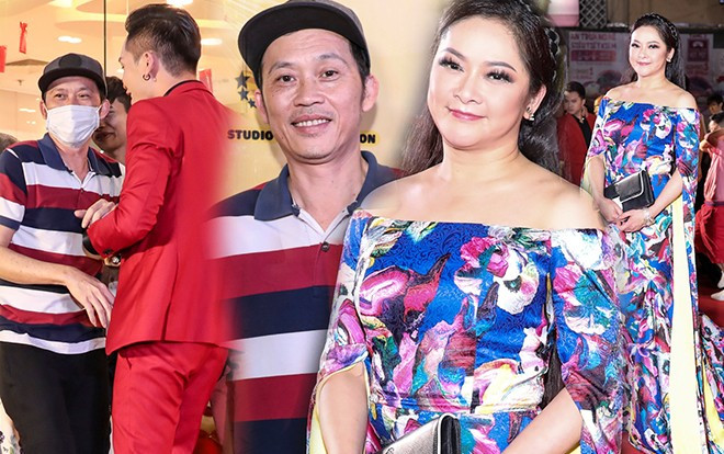 Hoài Linh 'ngụy trang' xuất hiện, Như Quỳnh kiêu sa trên thảm đỏ ra mắt phim Tết Ảnh 2