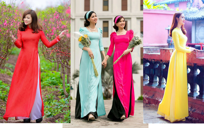 Đơn giản vẫn là đẹp nhất, Tết này chỉ cần diện áo dài một màu thì nguy cơ lẻ bóng chẳng còn! Ảnh 2