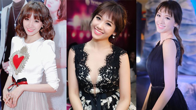 Bí quyết trang điểm 'không tuổi' của bà xã Trấn Thành ở đời thường và trên thảm đỏ Ảnh 2