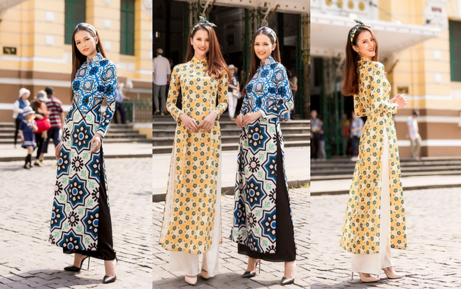 Đâu chỉ diễn viên hóa 'Cô Ba Sài Gòn', cặp quán quân Ngọc Châu - Hương Ly cũng hóa 'Cô Ba' đón Xuân! Ảnh 2