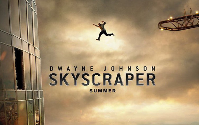 Cư dân mạng 'chế giễu' sự vô lý trong cú nhảy của The Rock trên poster phim 'Skyscraper' Ảnh 2