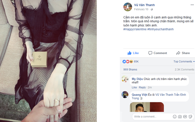 Lãng mạn thế này bảo sao bạn gái Văn Thanh không lo người yêu bị 'thả thính' liên tục Ảnh 2