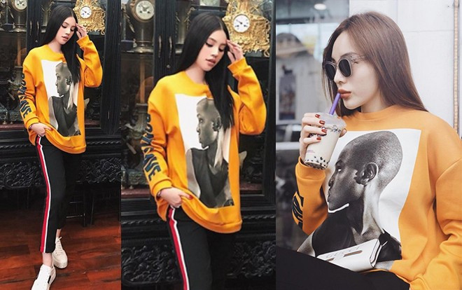 Mùng 2 Tết: Kỳ Duyên - Jolie Nguyễn không hẹn mà cùng mặc một chiếc áo Ảnh 2