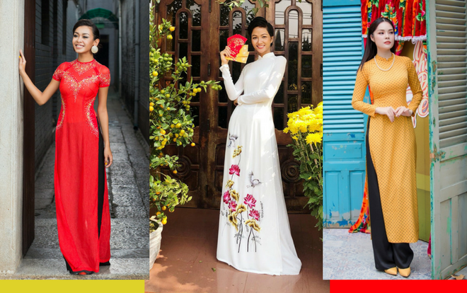 Tuyển tập 10 tà áo dài đẹp ngất ngây của mỹ nhân Việt trong Tết Mậu Tuất Ảnh 2