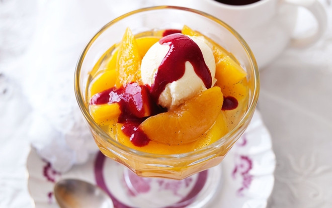 Bất ngờ khi món tráng miệng từ quả đào này lại ẩn chứa cả một câu chuyện đằng sau đó Ảnh 2