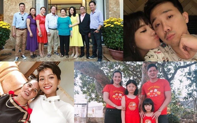 Nhìn lại những gia đình sao Việt 'ăn Tết lớn' nhất mùa xuân vừa qua! Ảnh 2