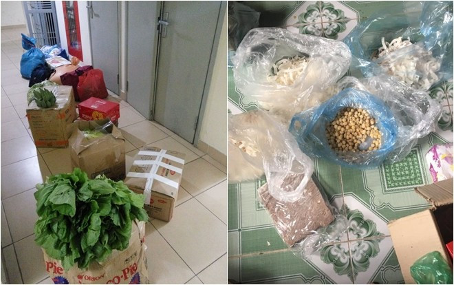Hết Tết, sinh viên thi nhau khoe ảnh chụp cả núi thức ăn bố mẹ trang bị mang ra phòng trọ 'chống đói' Ảnh 2